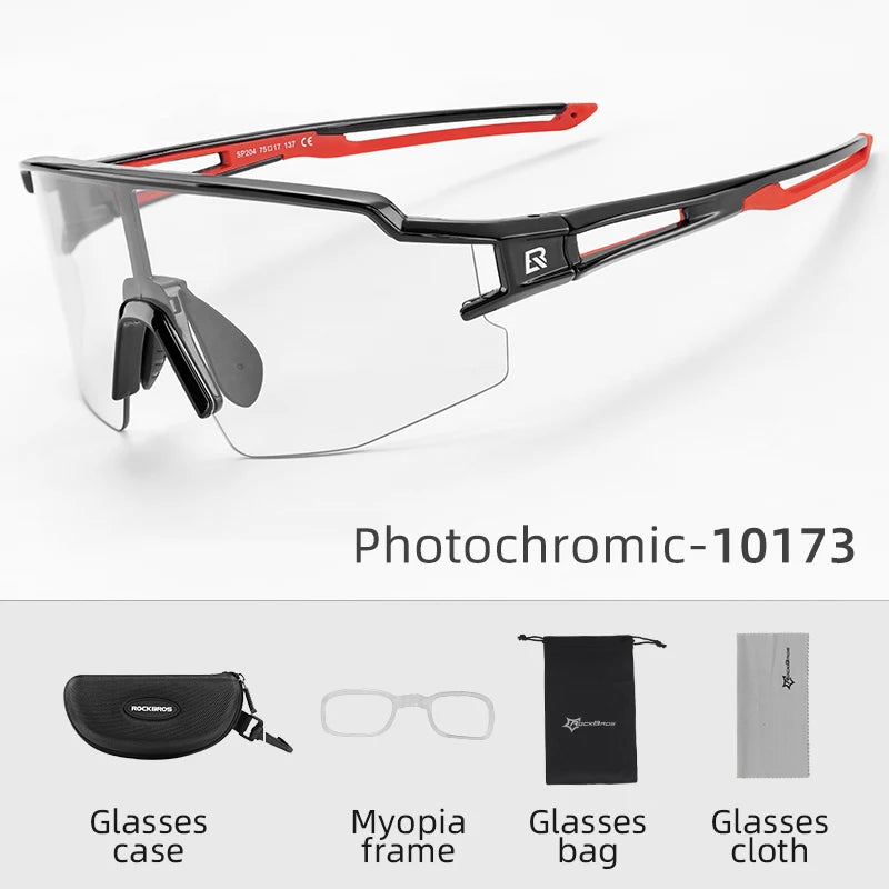 ROCKBROS UV400 Polarized Cycling Glasses for Outdoor Sports and Fishing
