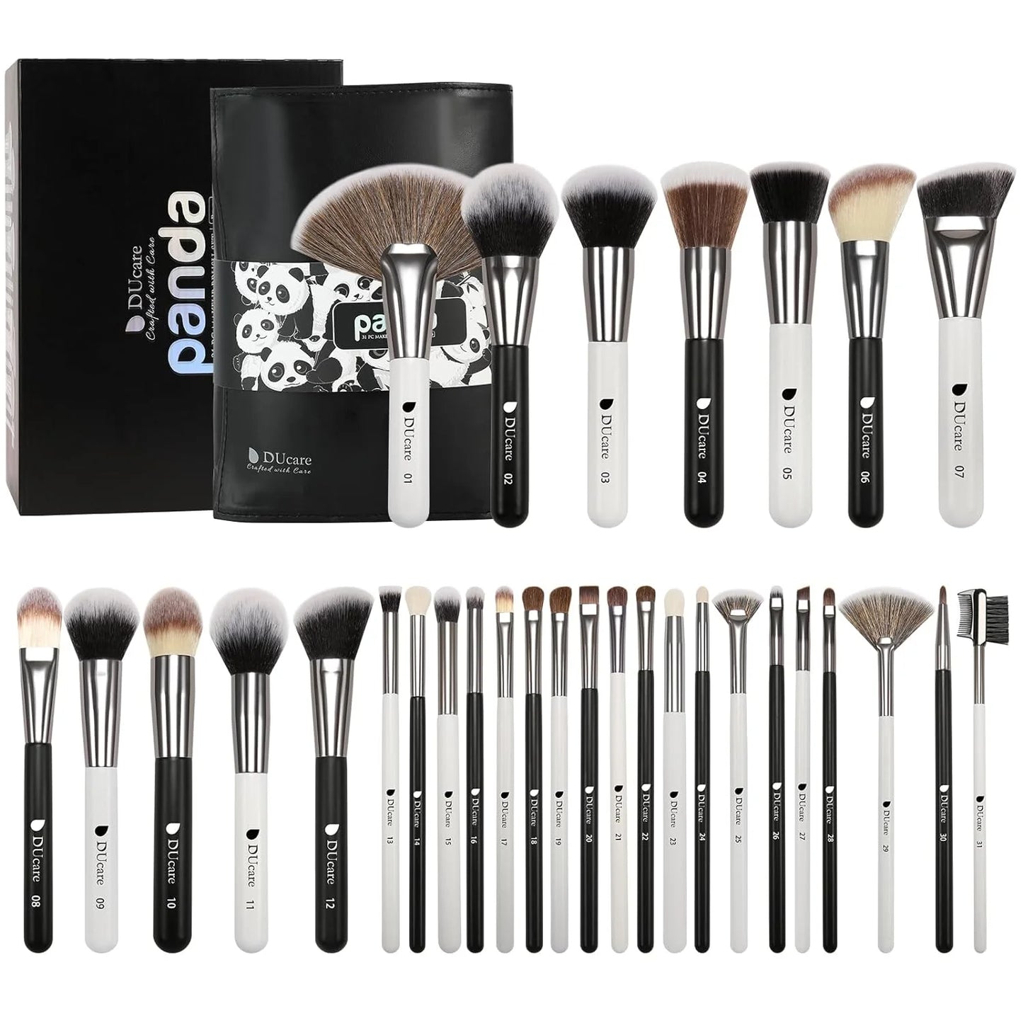 DUcare Professional Makeup Brush Set with 10 to 32 Pieces for Flawless Beauty