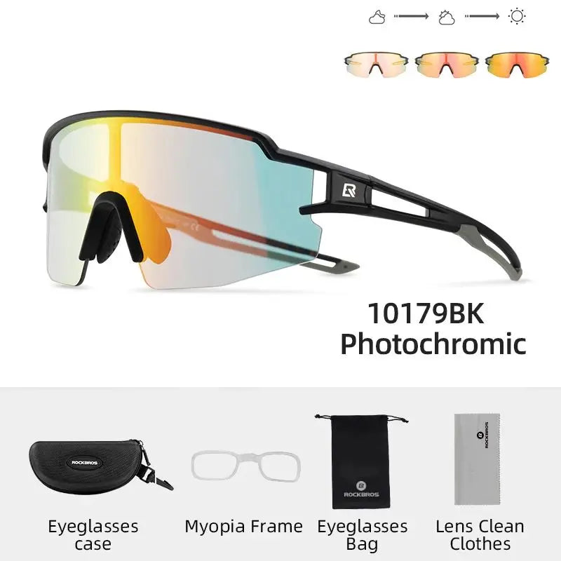 ROCKBROS UV400 Polarized Cycling Glasses for Outdoor Sports and Fishing