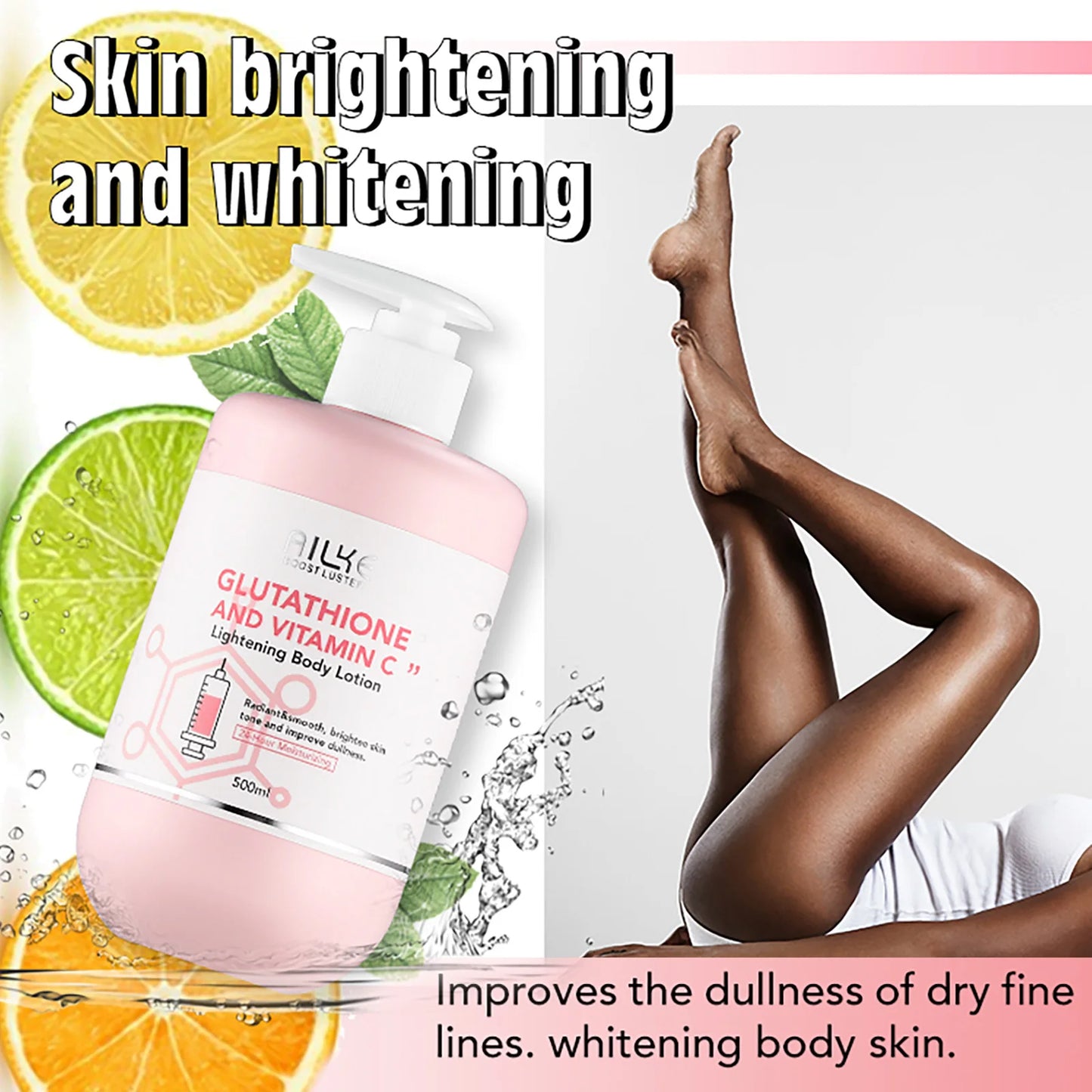 AILKE Whitening Skin Care Set with Glutathione and Vitamin C for Bright Skin