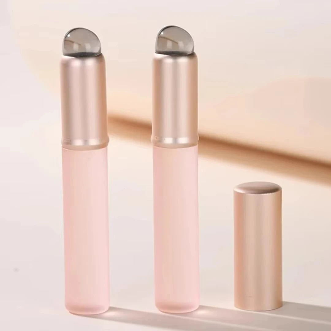 Silicone Lip Brush Round Head Dustproof Covered Lip Brush Multifunctional Smudge Tool For Lipstick