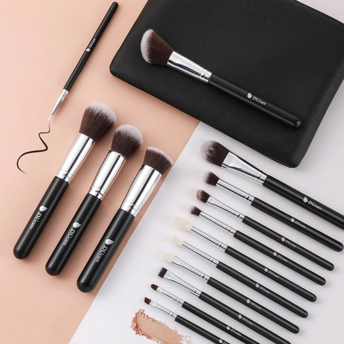 DUcare Professional Makeup Brush Set with 10 to 32 Pieces for Flawless Beauty