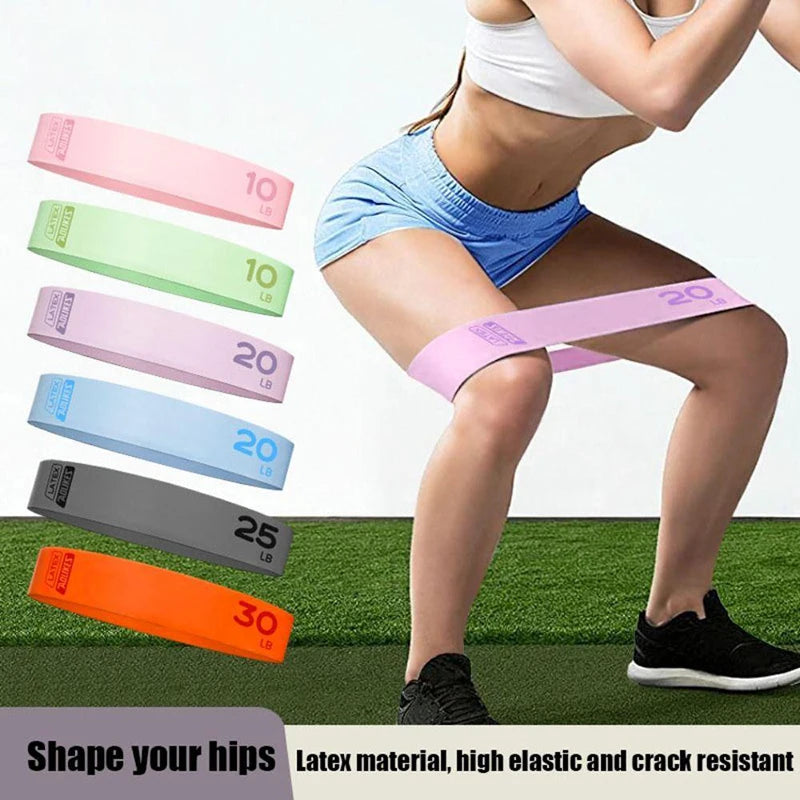 Yoga Latex Stretch Bands for Core Strength and Leg Toning Exercise