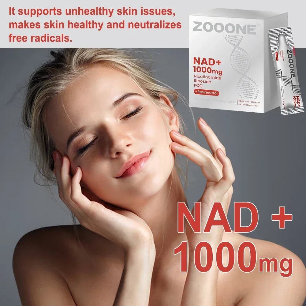 NAD Plus Berry Drink Mix For Anti Aging Focus 30 Packets