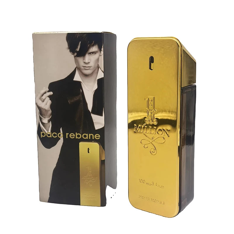Golden Millionaire Perfume 100ml Leather Scent Luxury Long Lasting Fragrance