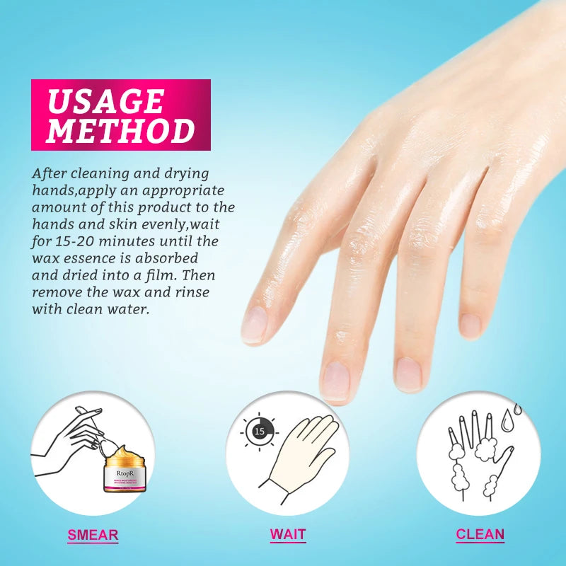 Mango Moisturizing Hand Wax Exfoliating Cream for Anti-Aging Callus Care