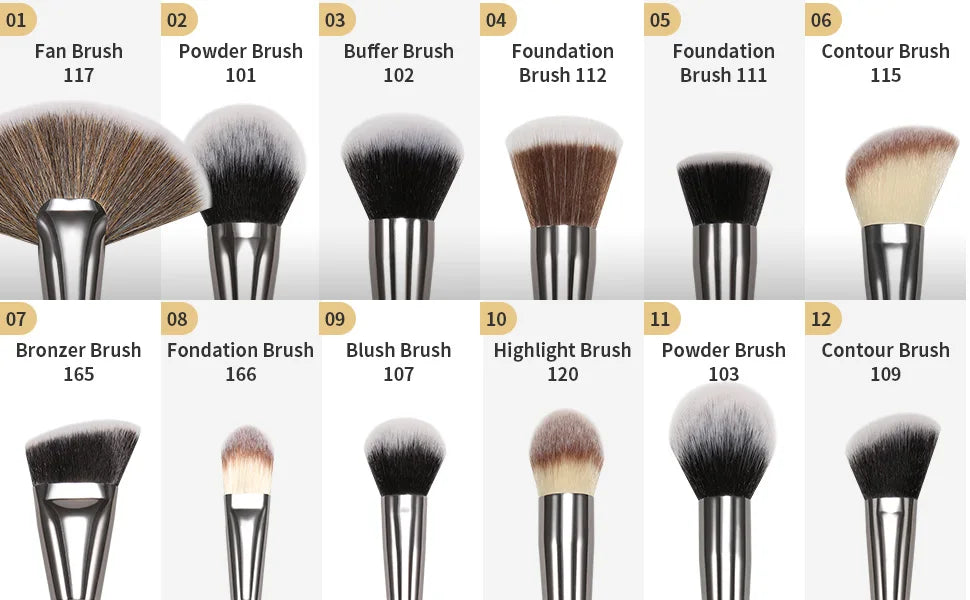 DUcare Professional Makeup Brush Set with 10 to 32 Pieces for Flawless Beauty