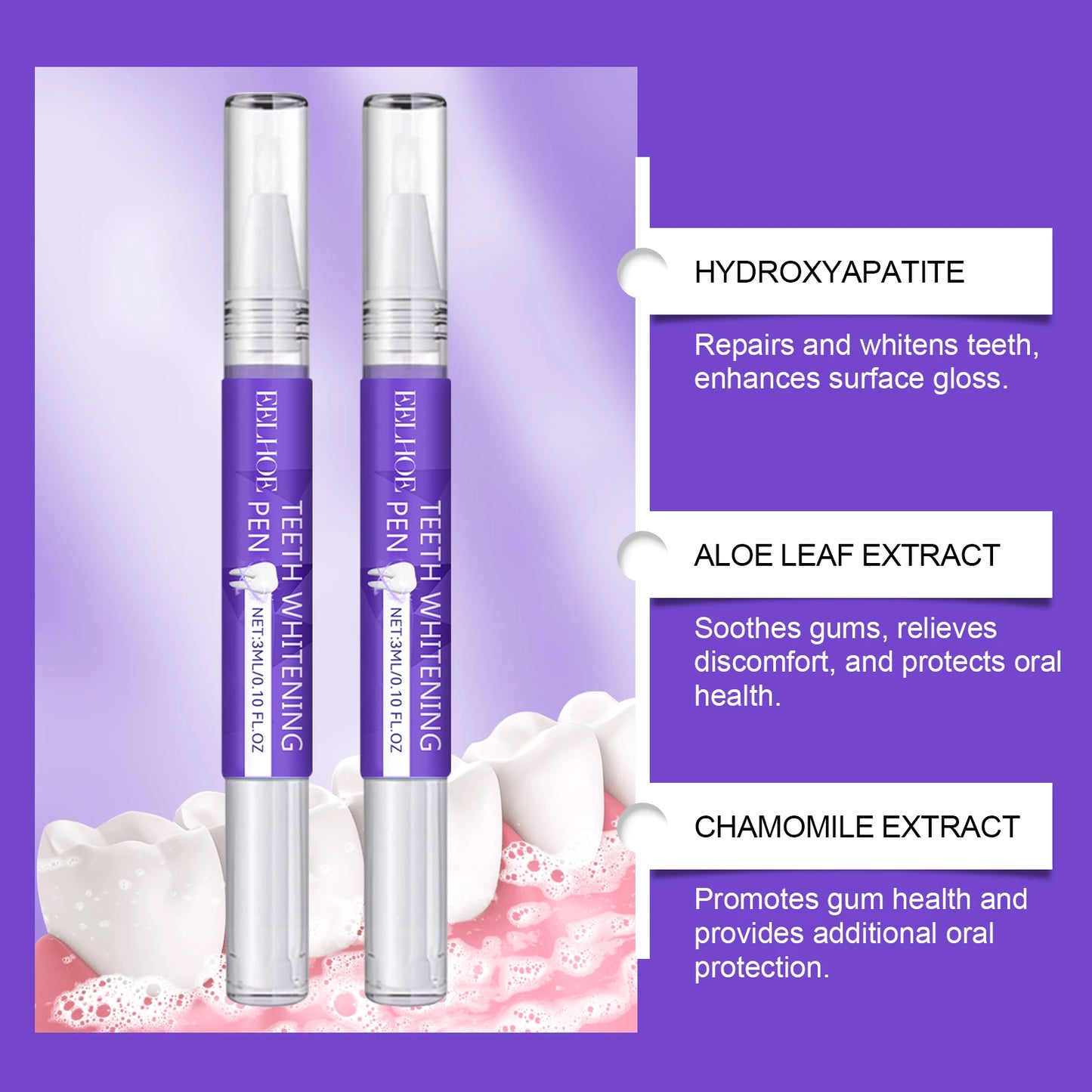 6ml Teeth Whitening Pen Gel Instant Smile Oral Hygiene Cleansing Serum