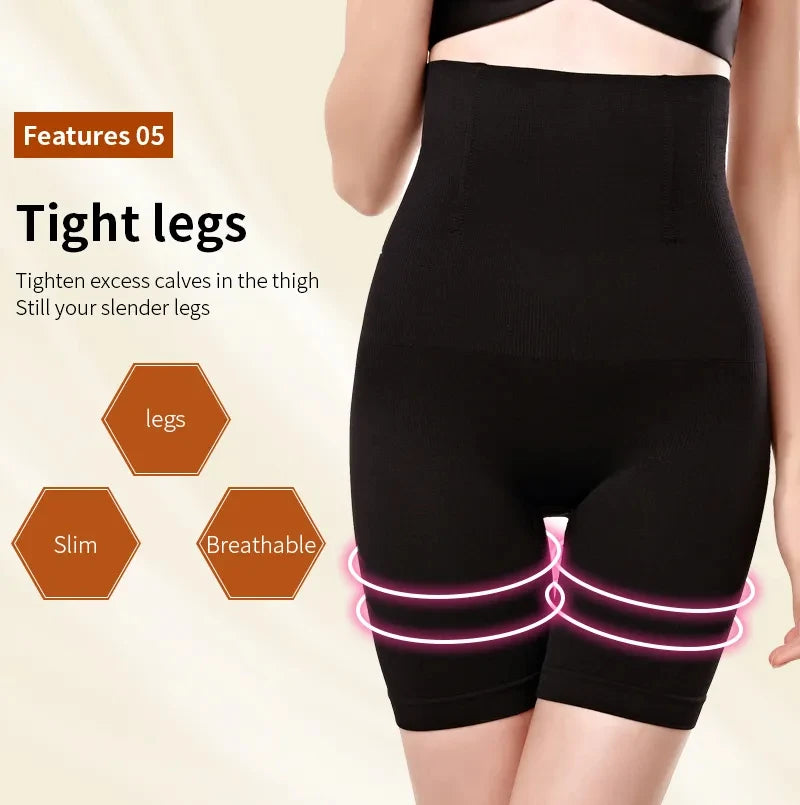 YBFDO Women's High Waist Body Shaping Shorts for Postpartum Butt Lift