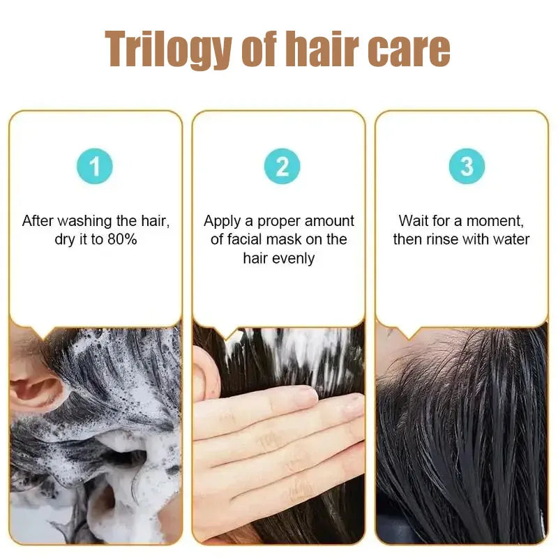 5 Seconds Soft Smooth Care Hair Mask for Repairing Damage and Preventing Frizz