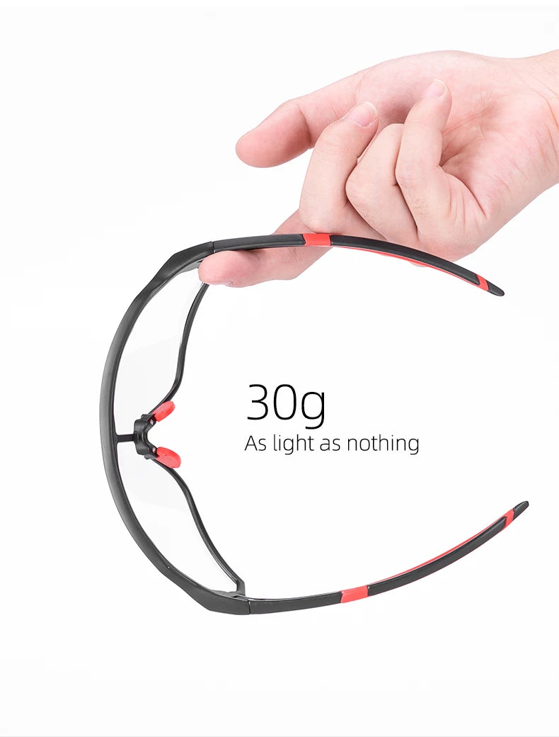 Rockbros Photochromic Cycling Glasses UV400 Protection for MTB and Road Bike