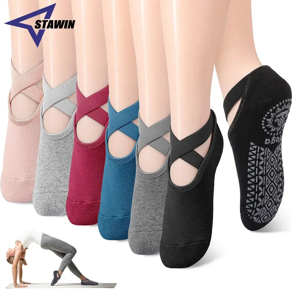 Non Slip Sports Yoga Socks for Women Ideal for Pilates Ballet and Dance