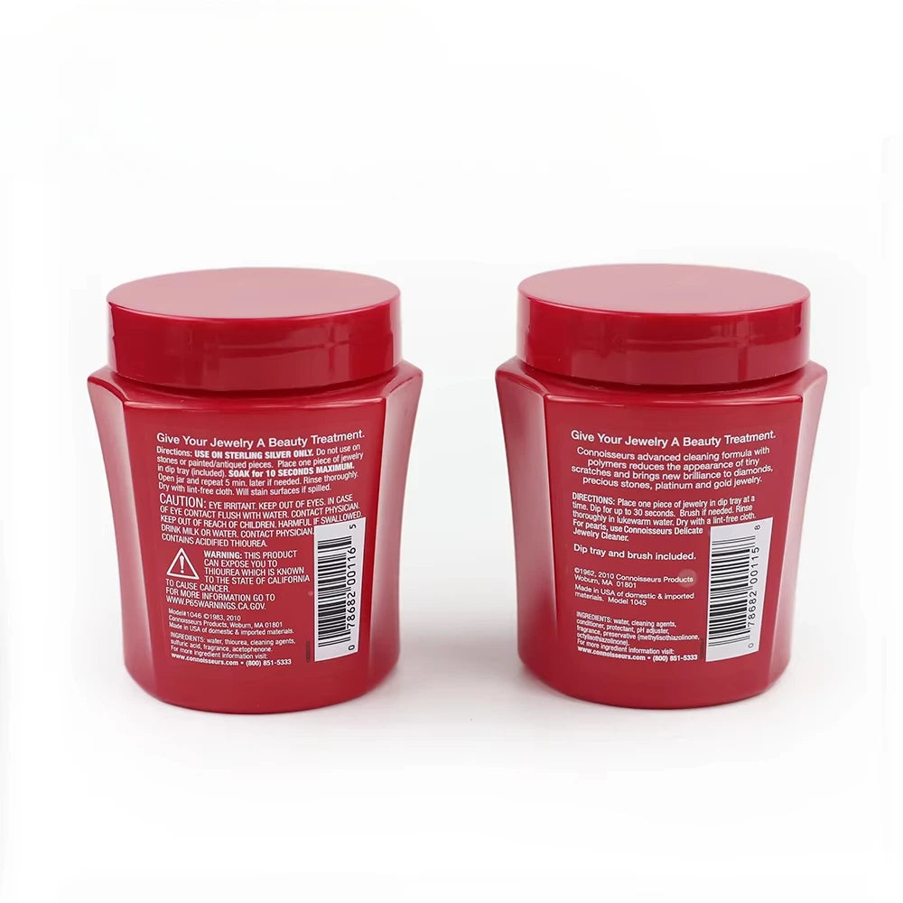 Jewelry Cleaning Solution with Basket for Gold Silver and Platinum Care
