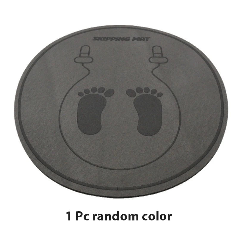 Jump Rope Mat with Shock Absorption and Sound Insulation for Home Yoga Fitness
