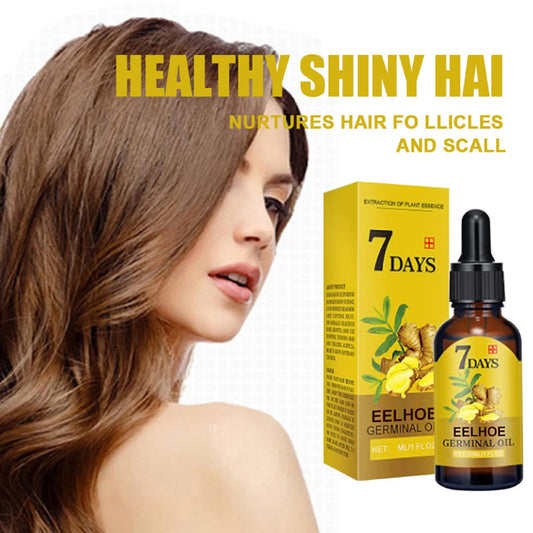EELHOE Ginger Hair Growth Oil Natural Anti-Hair Loss Treatment 40ml