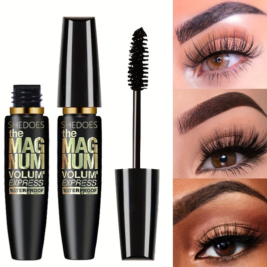 4D Black Mascara for Thickening Lengthening Curling and Waterproof Wear