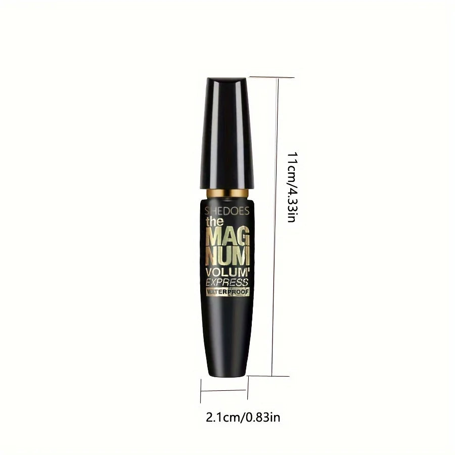 4D Black Mascara for Thickening Lengthening Curling Waterproof Formula
