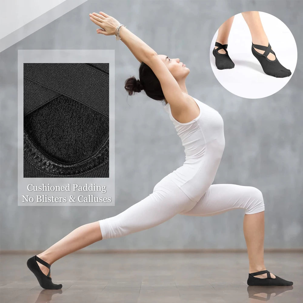 Non Slip Sports Yoga Socks for Women Ideal for Pilates Ballet and Dance