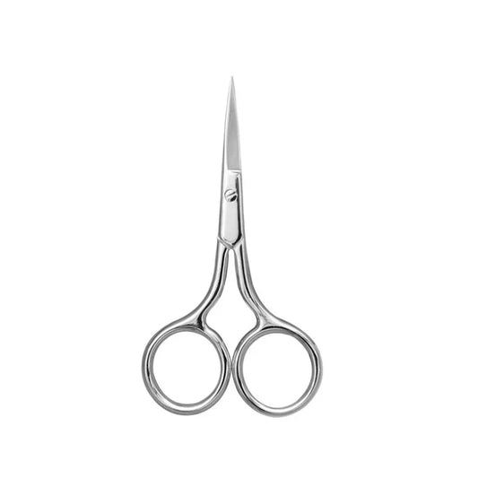 Professional 9cm Stainless Steel Makeup Scissors For Eyebrow Nose Hair Trimming And Facial Grooming