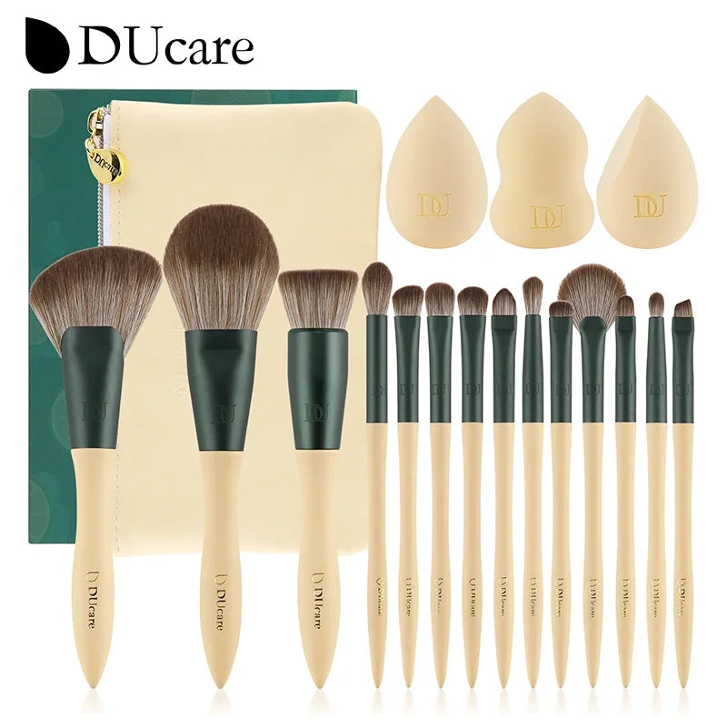 DUcare Professional Makeup Brush Set with 10 to 32 Pieces for Flawless Beauty