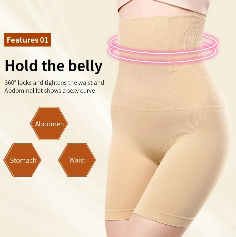 YBFDO Women's High Waist Body Shaping Shorts for Postpartum Butt Lift
