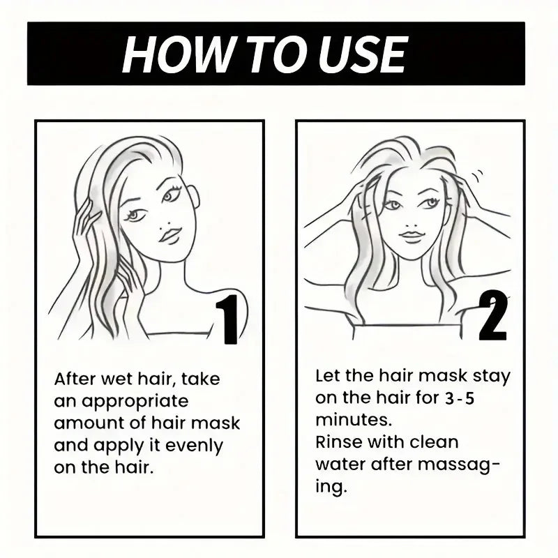 Keratine Magic Hair Mask for Smooth Shiny Hair Repair and Moisturizing Care