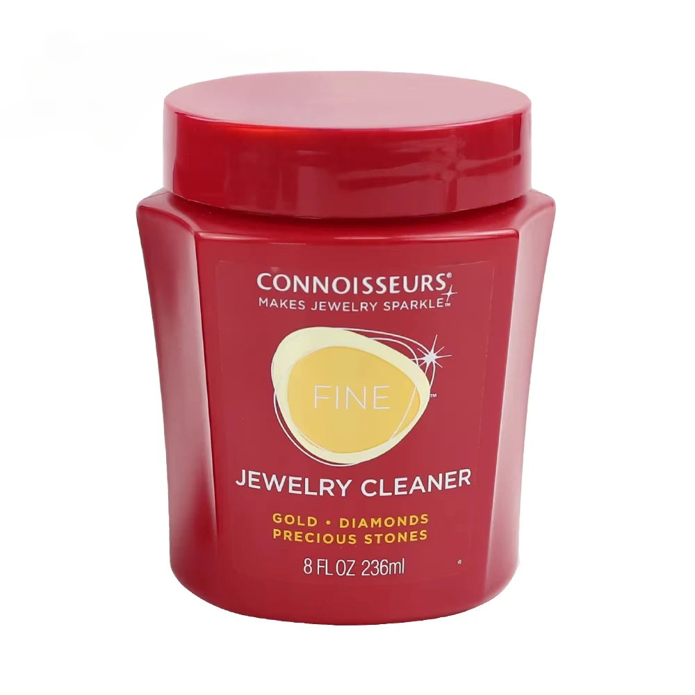 Jewelry Cleaning Solution with Basket for Gold Silver and Platinum Care