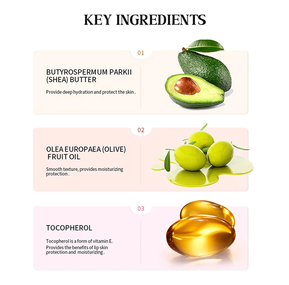 Lip Balm Set Four Pack Deep Moisturizing Lip Care Nourishing Color Lip Glaze Kit For Smooth Lips