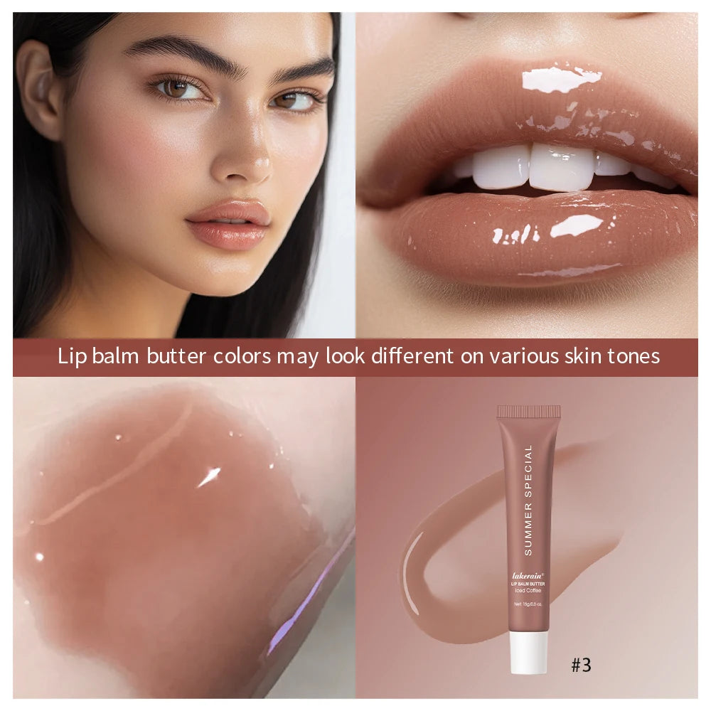 Lip Balm Set Four Pack Deep Moisturizing Lip Care Nourishing Color Lip Glaze Kit For Smooth Lips