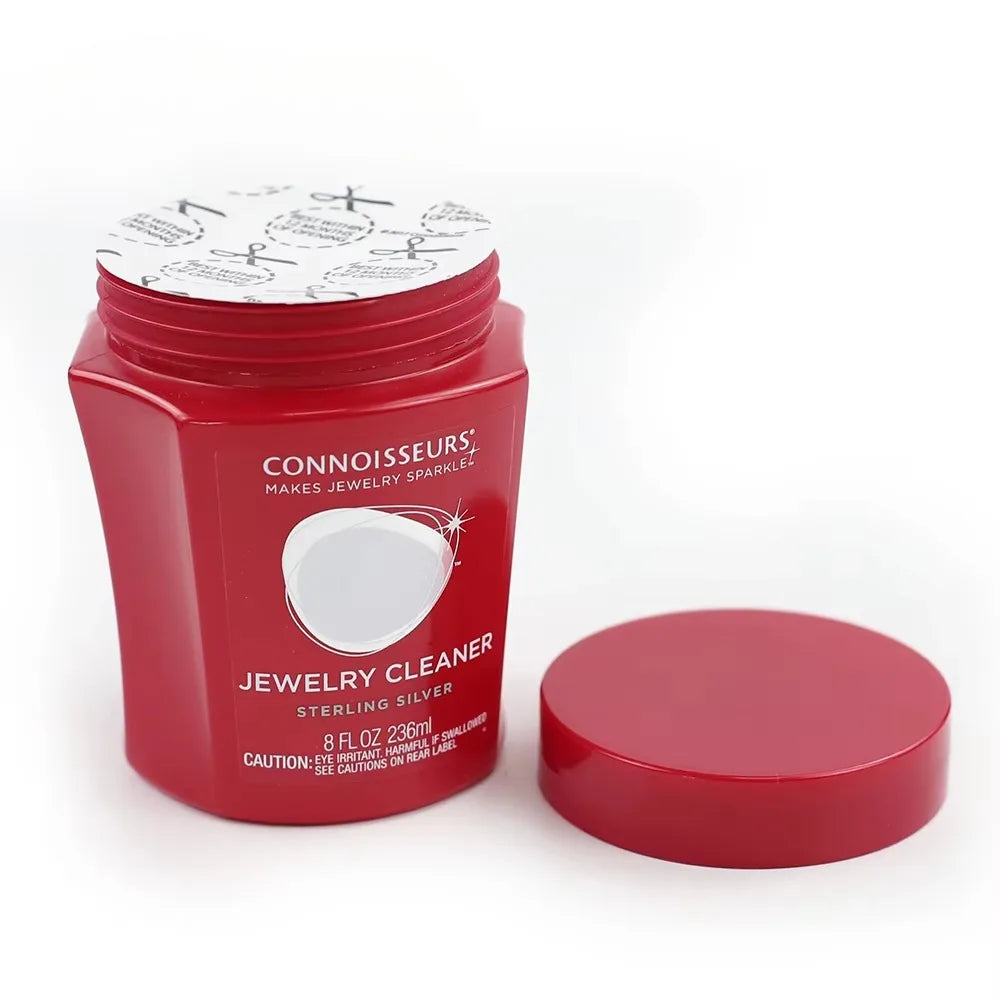 Jewelry Cleaning Solution with Basket for Gold Silver and Platinum Care