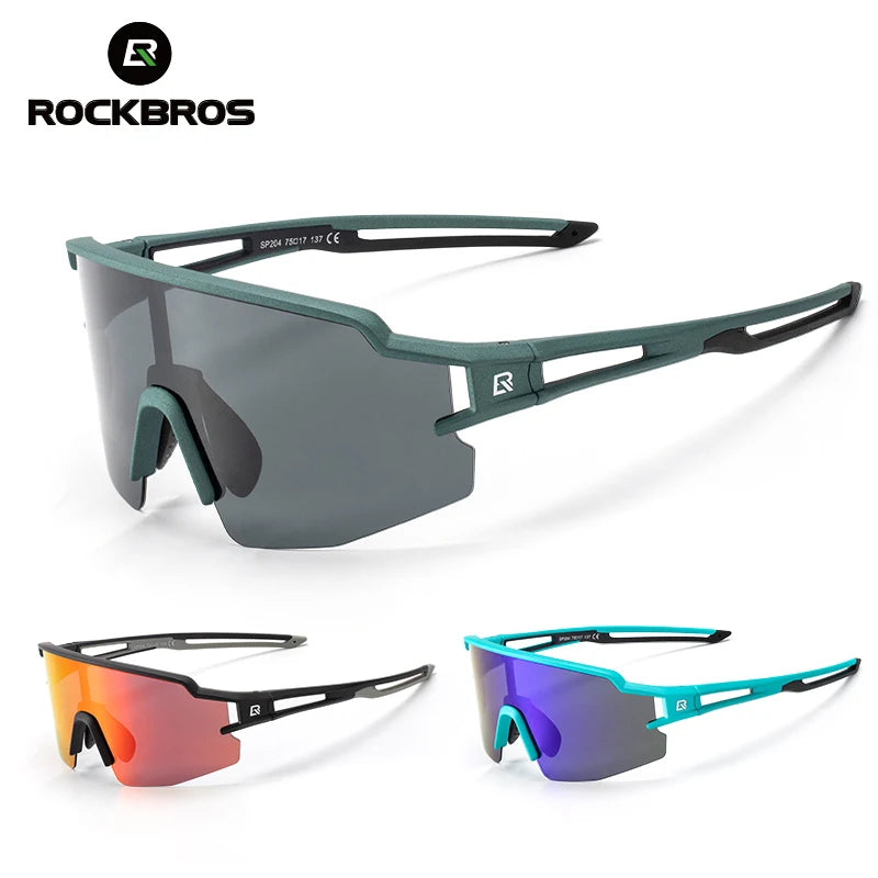 ROCKBROS Polarized UV400 Cycling Glasses for Outdoor Sports and Fishing