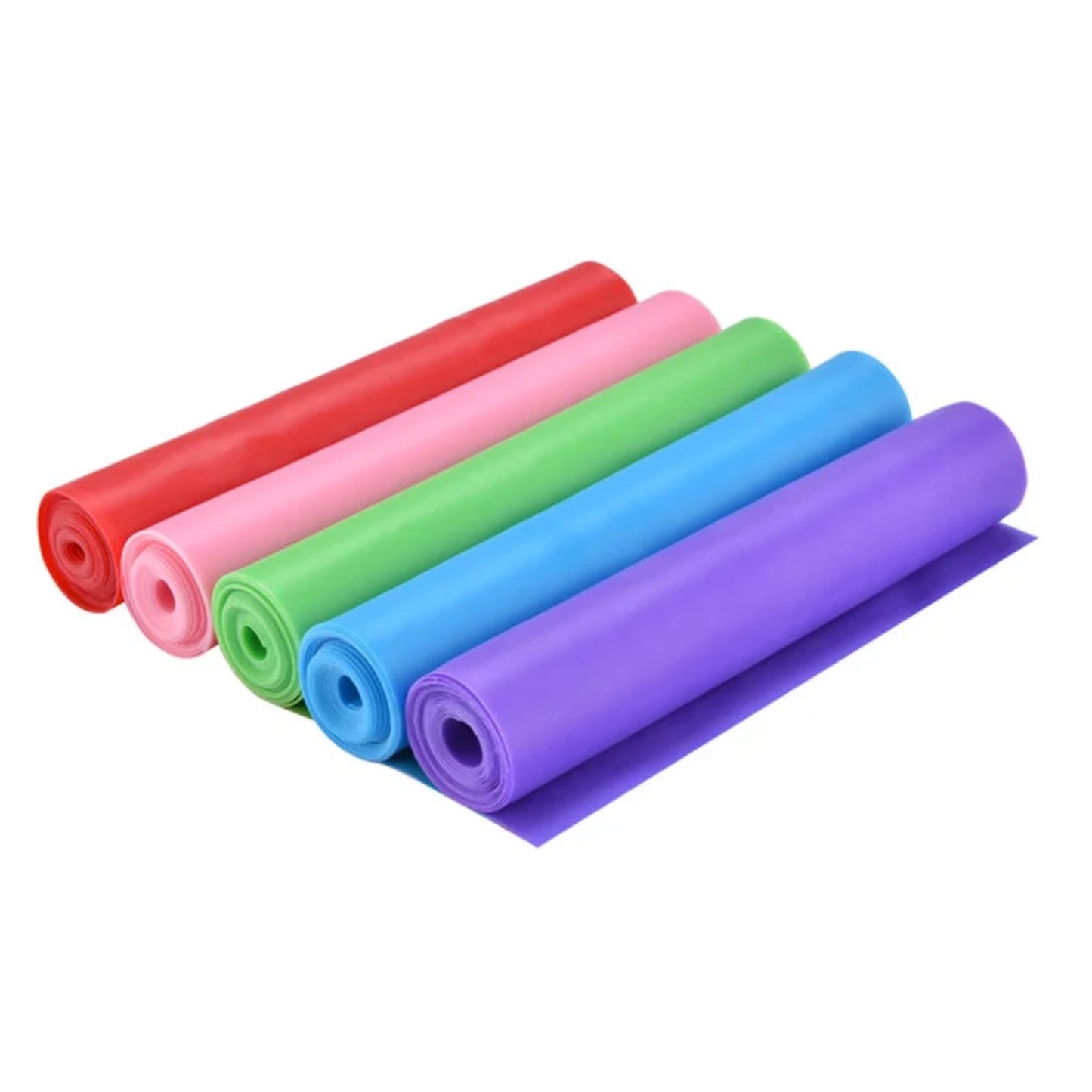Yoga Resistance Bands for Pilates and Fitness Exercise Natural Rubber Latex