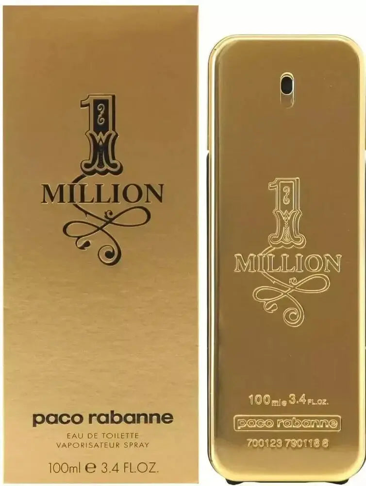 Paco Rabanne 1 Million Eau de Toilette for Men Tester 3.4 oz 100 ml New in Box USA