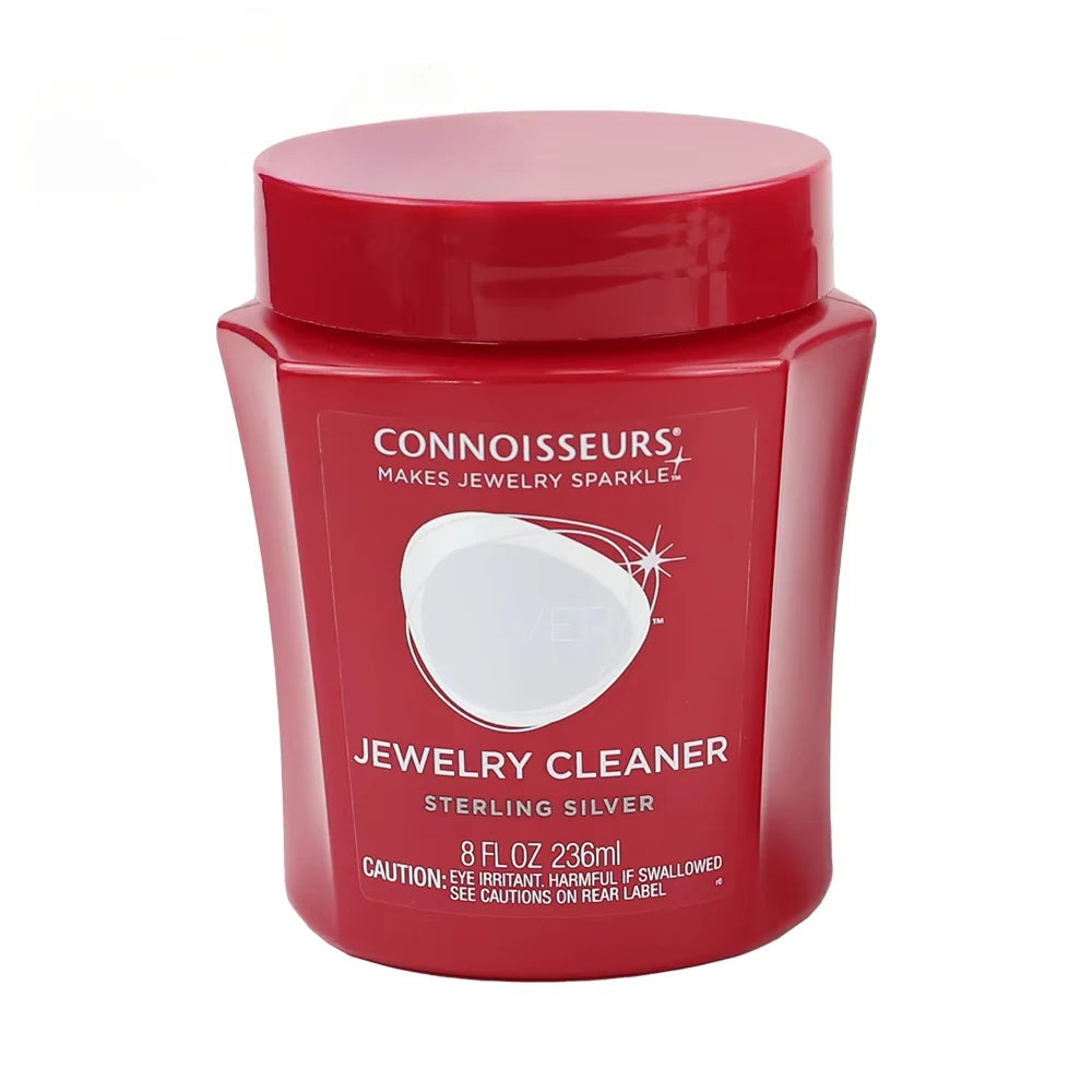 Jewelry Cleaning Solution with Basket for Gold Silver and Platinum Care