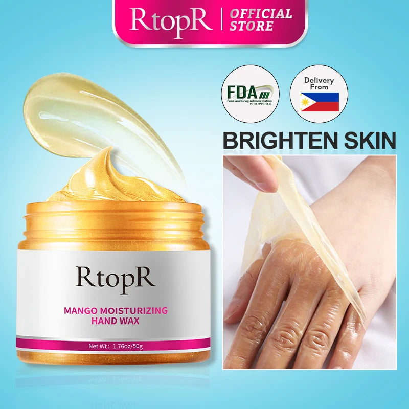 Mango Moisturizing Hand Wax Exfoliating Cream for Anti-Aging Callus Care