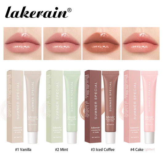 Lip Balm Set Four Pack Deep Moisturizing Lip Care Nourishing Color Lip Glaze Kit For Smooth Lips