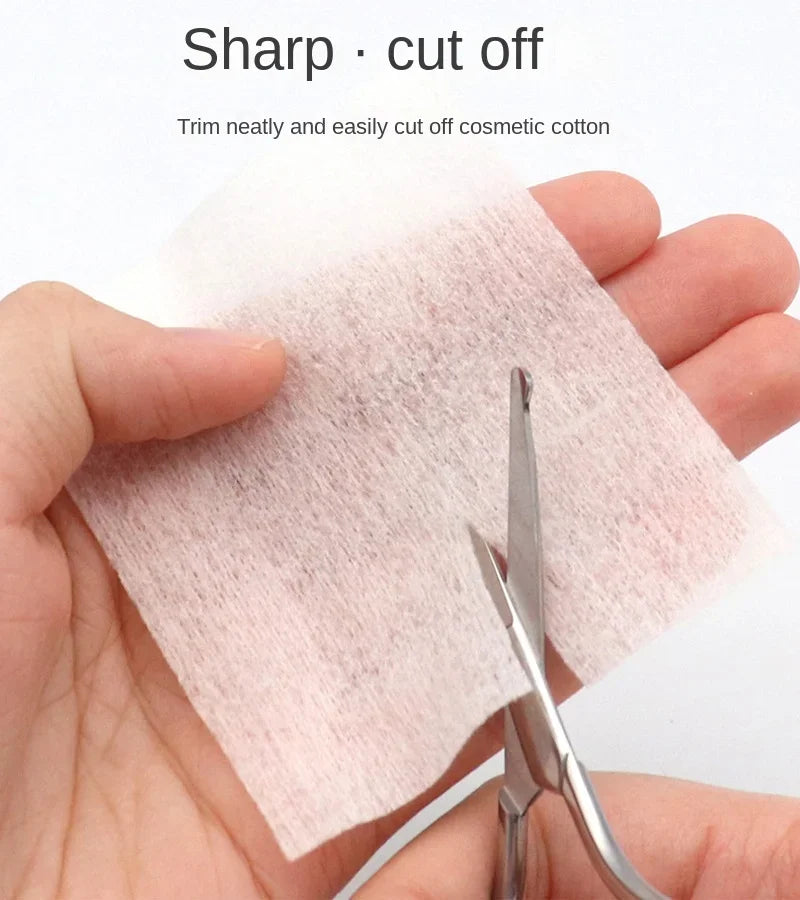 Professional 9cm Stainless Steel Makeup Scissors For Eyebrow Nose Hair Trimming And Facial Grooming