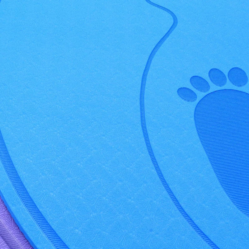 Jump Rope Mat with Shock Absorption and Sound Insulation for Home Yoga Fitness