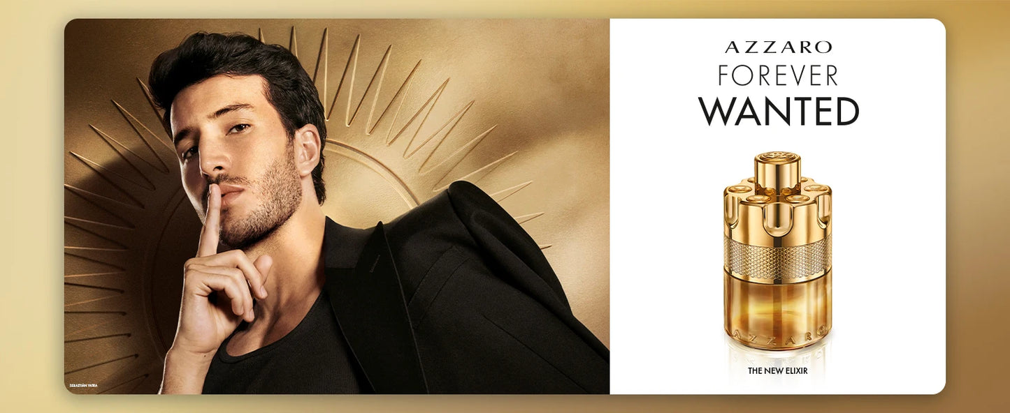 Azzaro Forever Wanted Elixir Unisex Eau de Parfum 100ml 3.4 Fl Oz Raspberry Cardamom Leather Notes