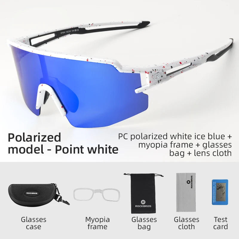 ROCKBROS UV400 Polarized Cycling Glasses for Outdoor Sports and Fishing