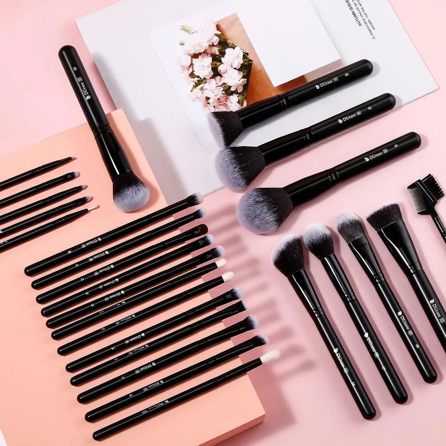 DUcare Professional Makeup Brush Set with 10 to 32 Pieces for Flawless Beauty