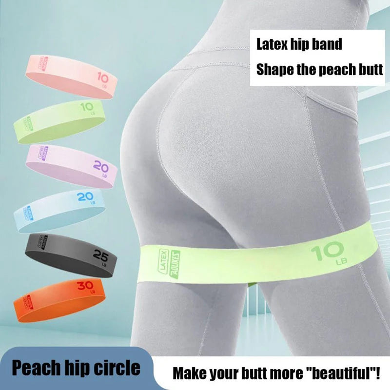 Yoga Latex Stretch Bands for Core Strength and Leg Toning Exercise