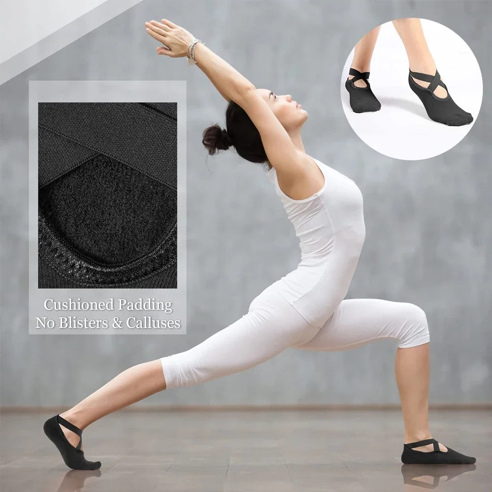 Non Slip Sports Yoga Socks for Women Ideal for Pilates Ballet and Dance