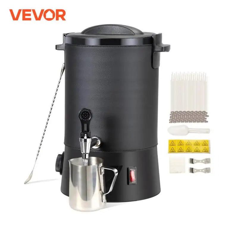 VEVOR 6.5L Wax Melter Large Electric Pot with Easy Pour Spout and Temperature Control