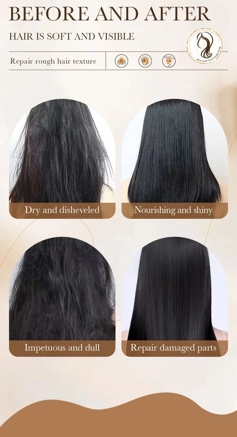 5 Seconds Soft Smooth Care Hair Mask for Repairing Damage and Preventing Frizz