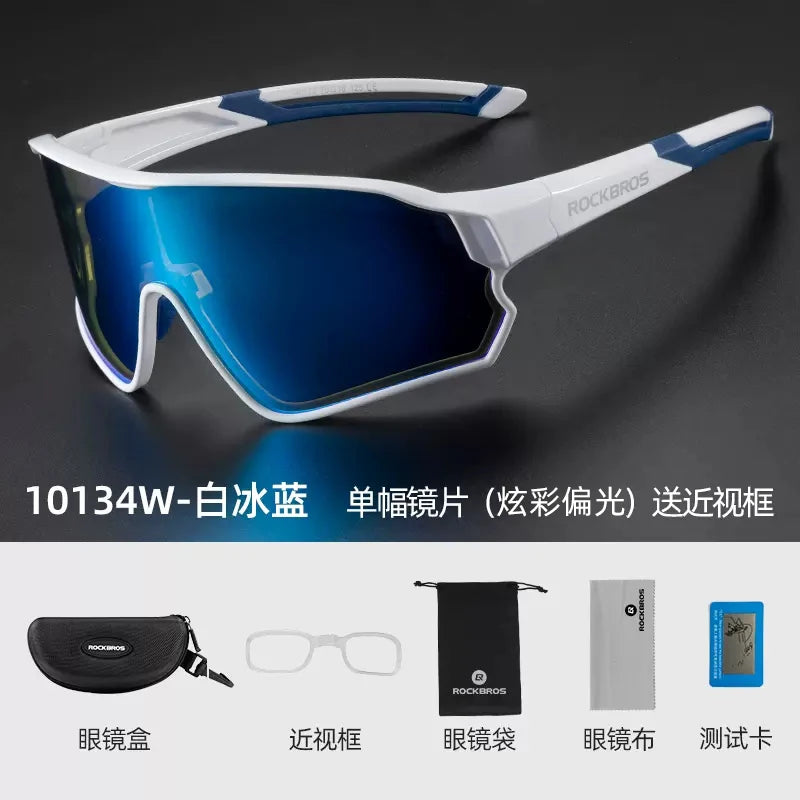 Rockbros Polarized Cycling Glasses UV400 Protection Unisex Sport Eyewear
