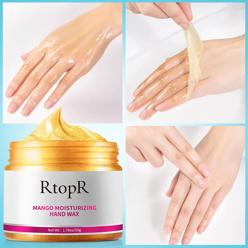 Mango Moisturizing Hand Wax Exfoliating Cream for Anti-Aging Callus Care