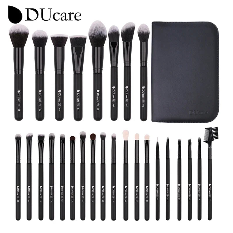 DUcare Professional Makeup Brush Set with 10 to 32 Pieces for Flawless Beauty