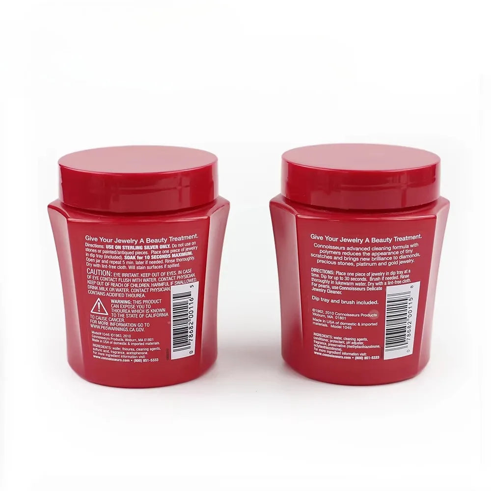 Jewelry Cleaning Solution with Basket for Gold Silver and Platinum Care