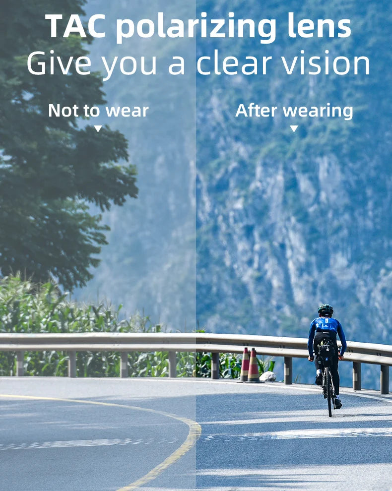 ROCKBROS UV400 Polarized Cycling Glasses for Outdoor Sports and Fishing